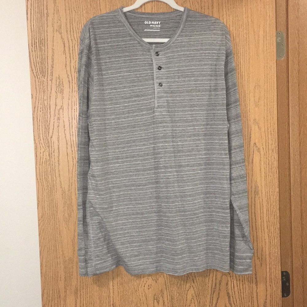 Long Sleeve Old Navy 3/4 Button Up